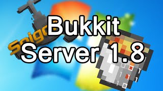 Tutorial Windows Minecraft 18 【19】 Bukkit CraftBukkit amp Spigot Update German [upl. by Eshman]