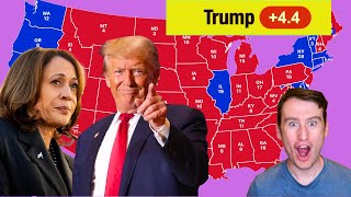 Trump vs Kamala Based On MOST RECENT Poll In Every State [upl. by Khai699]