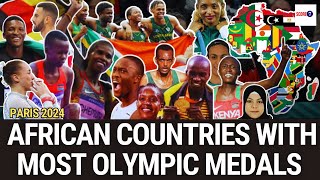 AFRICAN COUNTRIES WITH MOST OLYMPIC MEDALS  Paris 2024  Cheptegei Chebet Kipyegon Tebogo Telo [upl. by Ylrak]