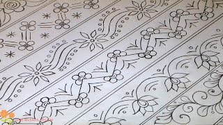 Nakshi kantha design68How to make Nokshi kathaনকশী কাথার ডিজাইন नोक्षी कथा डिजाइन [upl. by Nunnery]