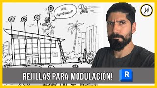 🎈REJILLAS  EJES  GRILLAS  Tutorial curso básico REVIT [upl. by Jephthah]