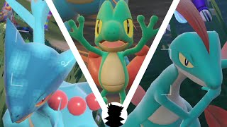 【Pokemon Camp】Treecko amp Grovyle amp Sceptile Cute evolves cry [upl. by Thalia354]