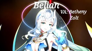 Epic Seven Belian voice lines English  captions [upl. by Nere]