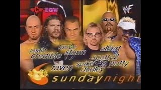 Scotty 2 Hotty Albert amp Spike Dudley vs Storm Raven amp Credible Heat Nov 18th 2001 [upl. by Nalahs670]