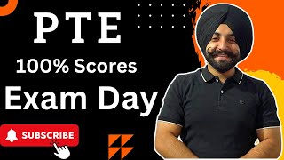 PTE 100 scores exam day how to get 90 scores how to clear PTE exam  Gurwinder Sir [upl. by Shuman]