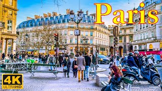 Paris France🇫🇷  Paris February 2024  4K HDR  Walking Tour  Paris 4K  A Walk In Paris [upl. by Peppard]