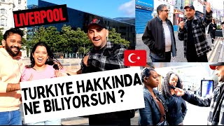 İngiltere’de Türkiye’yi Sordum  Ne biliyorsunuz   Liverpool Vlog [upl. by Atir913]