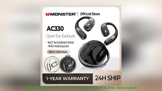 Monster AC330 Bluetooth 54 Earphones OWS Wireless [upl. by Humo]