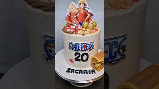 One Piece Cake cakedecorating cake cakedesign shortvideo youtubeshorts youtube youtubeshort [upl. by Rufina]