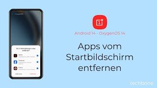 Apps vom Startbildschirm entfernen  OnePlus Android 14  OxygenOS 14 [upl. by Alema665]