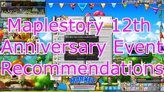 Maplestory 12th Anniversary Events that may be of interest [upl. by Rabbi]