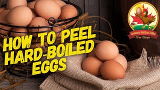 How to Easily Peel HardBoiled Eggs Every Time [upl. by Silirama951]