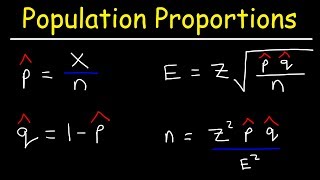 Finding The Confidence Interval of a Population Proportion Using The Normal Distribution [upl. by Llennhoj]