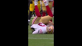 TJ Watt with a Sack vs San Francisco 49ers [upl. by Prisilla]