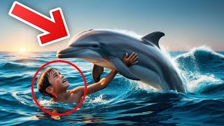 Dolphin Saves Drowning Boy in the Most Incredible Way [upl. by Ellehcer]