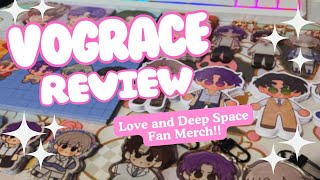 VOGRACE REVIEW  LoveandDeepSpace Fan Merch ❤ [upl. by Reinhart898]