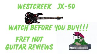 Watch before you buy WestCreek JX50 guitar podcast guitarreviews [upl. by Ymia958]