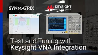 Tuning a Bandpass Filter in Realtime using a Keysight VNA [upl. by Marcus472]