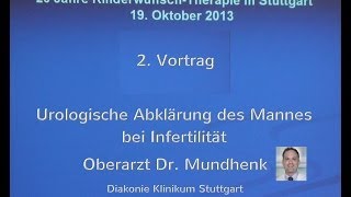 Urologische Abklärung des Mannes beim Kinderwunsch Dr Mundhenk [upl. by Adnamar28]