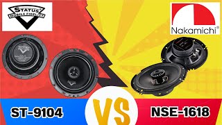 Speaker comparison Status ST9104 vs Nakamichi NSE1618 [upl. by Kirkpatrick798]