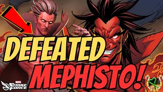 DEFEAT MEPHISTO WITHOUT ODIN  BATTLEWORLD GUIDE  SIEGE DAY 5 NORMAL  MARVEL Strike Force  MSF [upl. by Eekaz]