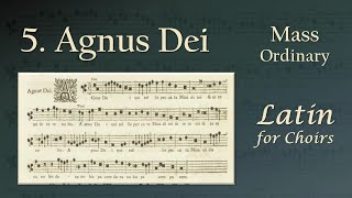 Agnus Dei Latin for choirs [upl. by Hultgren]