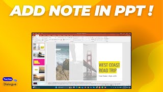 How to Add Note in PPT [upl. by Ernestine]