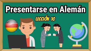 Presentarse en Alemán  Lección 10  Alemán Básico [upl. by Ecidnac]