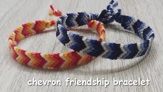 How to make chevron friendship bracelet [upl. by Aciretehs649]