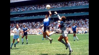 Argentina 2x1 Inglaterra 22061986  Quartas de final Copa de 1986 [upl. by Fanya]