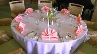 Setting Banquet Tables Training Video [upl. by Kilmarx14]