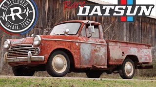 Will It Run After 35 Years  RARE 1965 Datsun 320  First Start For Abandoned Mini Truck  RESTORED [upl. by Panter]