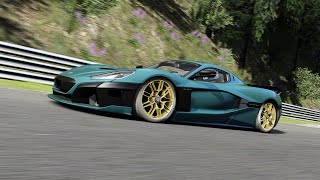 Rimac Nevera 21 en Nürburgring  Assetto Corsa [upl. by Patric]