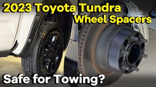 Are 2023 Toyota Tundra Wheel Spacers Safe for Towing  BONOSS Toyota Aftermarket Accessories [upl. by Akinal892]