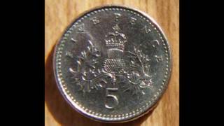 1990 Great Britain 5 Pence Coin shorts [upl. by Aicyla]