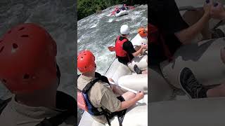 Broken Nose Rapid on the Ocoee River  1650 CFS rafting paddleman adventure [upl. by Dlorej963]