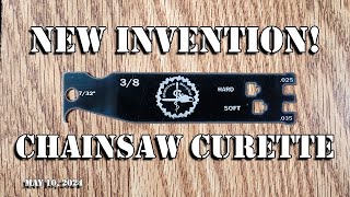 How to Use the Chainsaw Curette Bar Cleaning Tool and Raker Gauge [upl. by Ikila]