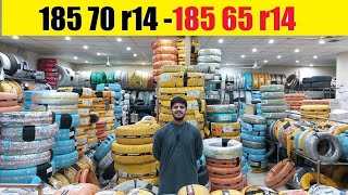 185 70 r14 185 65 r14  New tyre price Pakistan 2023  Bridgestone  Yokohama  Michelin  Dunlop [upl. by Howund442]