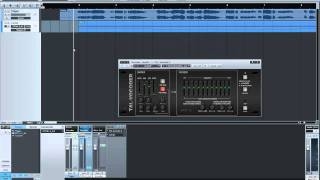 How to quotTal Vocoderquot using in Presonus Studio One [upl. by Ocirederf]