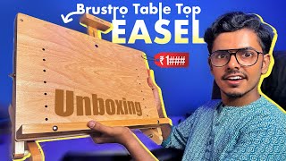 Brustro Table Top Easel Unboxing amp Review  Why You should have it [upl. by Larrie]