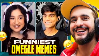 Reacting to FUNNIEST OMEGLE MEMES [upl. by Zetana613]