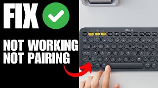 Logitech K380 Not WorkingNot Pairing How To Fix [upl. by Anivel]