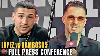 TEOFIMO LOPEZ VS GEORGE KAMBOSOS JR FULL PRESS CONFERENCE [upl. by Shah]