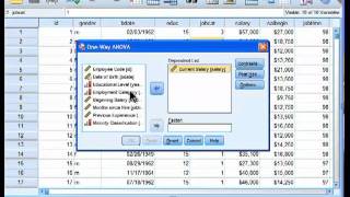 Oneway ANOVA  SPSS part 1 [upl. by Eibob]