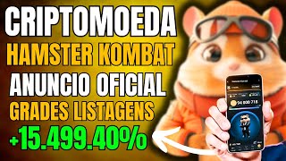 GRANDE ANUNCIO CRIPTOMOEDA HAMSTER KOMBAT LISTAGEM EM TOP CORRETORA 239 MILHÕES BINANCE [upl. by Freyah]