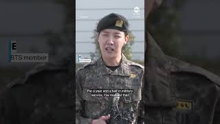 BTS member JHope discharged from South Korean military  ABC News [upl. by Elicul]