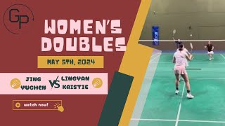 WD Lingyan Kristie vs Yuchen Jing 05052024 [upl. by Bennett451]