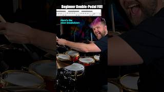 Beginner Double Pedal Fill Drum lesson [upl. by Giff707]