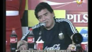 maradona insulta a toti pasman  vos la tenes adentro [upl. by Nerral]