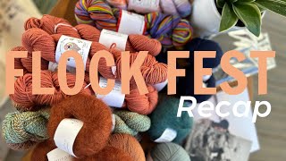 Flock Fest RecapMy first fiber festival [upl. by Ramo731]